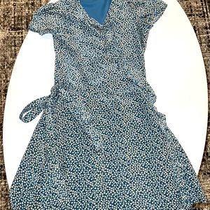 MadeWell floral tie together dress